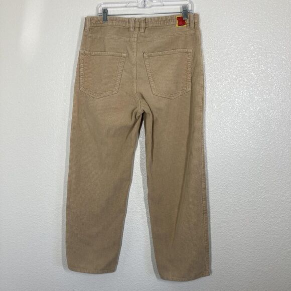 Empyre Relax Corduroy Pants Mens 32 Tan Straight Leg 5 Pocket Casual Jeans - Picture 5 of 16